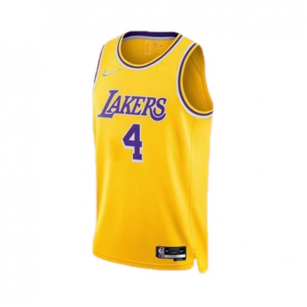 Men's Los Angeles Lakers Rajon Rondo #4 Gold 2021/22 Swingman Jersey - Icon Edition-Pro Kit Vault | Brand New 26/27 Sports Jerseys